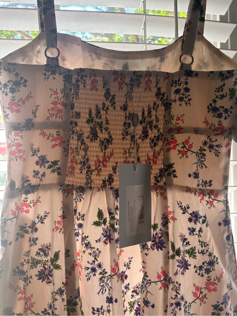 NWT & NEVER WORN: HILL HOUSE SIZE S| The Margot Dress - White Floral Midi Dress - Picture 7 of 8